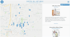 Desktop Screenshot of capitolhillartwalk.com
