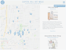 Tablet Screenshot of capitolhillartwalk.com